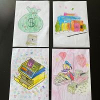 Rysunki wykonane przez dzieci