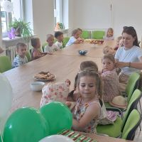 Dzieci przybyły na Święto Spółdzielczości do Oddziału w Głowaczowie