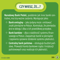 KZBS - REE 2024 - infografika o występowaniu Narodowego Banku Polskiego
