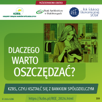 KZBS - REE 2024 - infografika dlaczego warto oszczędzać