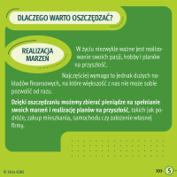 KZBS - REE 2024 - infografika tłumacząca dlaczego warto oszczędzać