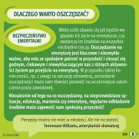 KZBS - REE 2024 - infografika tłumacząca dlaczego warto oszczędzać