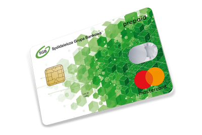 Grafika przedstawiająca wzór karty przedpłaconej MasterCard