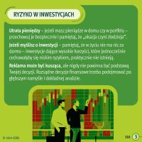 KZBS - REE 2024 - infografika tłumacząca pojęcie ryzyka w inwestycjach