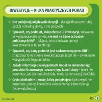 KZBS - REE 2024 - infografika - inwestycje, kilka praktycznych porad