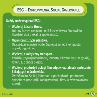 KZBS - REE 2024 - infografika tłumacząca pojęcie ESG