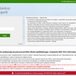 5. W kolejny etapie nastąpi przekierowanie do strony bankowości internetowej – wystarczy zalogować się i postępować zgodnie...