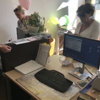 Klienci Banku biorący udział w Quizie wiedzy o Banku