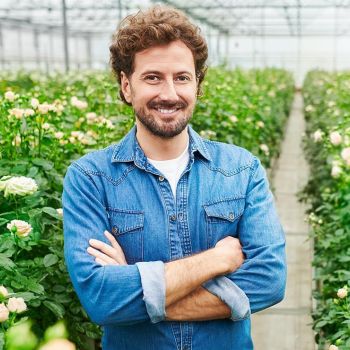 Przedsiębiorca uprawiający kwiaty