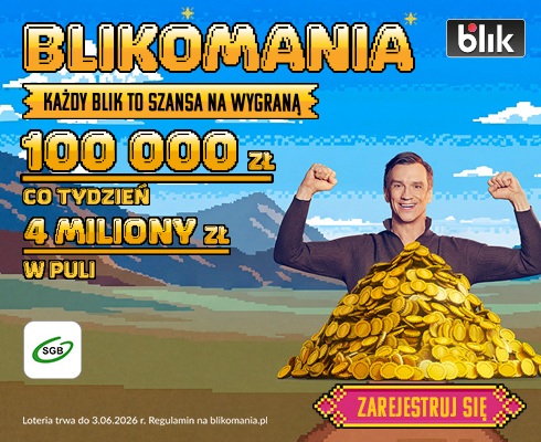 BLIKOMANIA 2026. Wygraj 100 tys. zł!