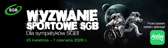 Wyzwanie Sportowe SGB dla Sympatyków Banku Spółdzielczego 2026