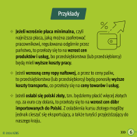 KZBS - REE 2024 - infografika pokazująca przykłady inflacji