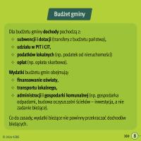 KZBS - REE 2024 - infografika o dochodach budżetu gminy