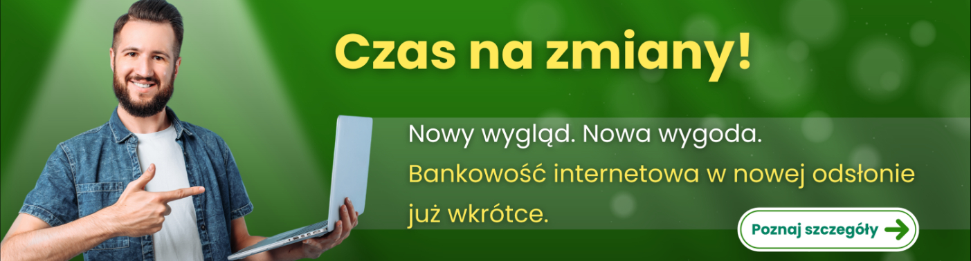 Zmiana w bankowości internetowej