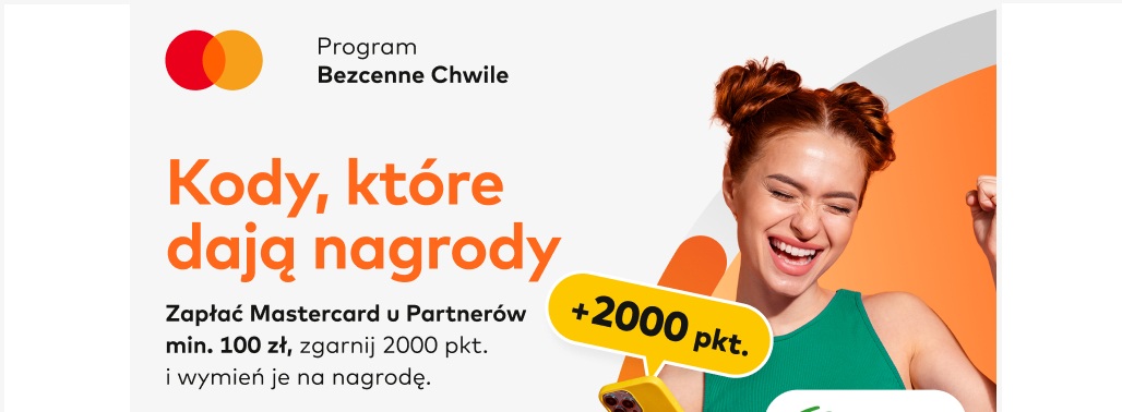 Wymień kody na nagrody – nowa promocja Mastercard Bezcenne Chwile